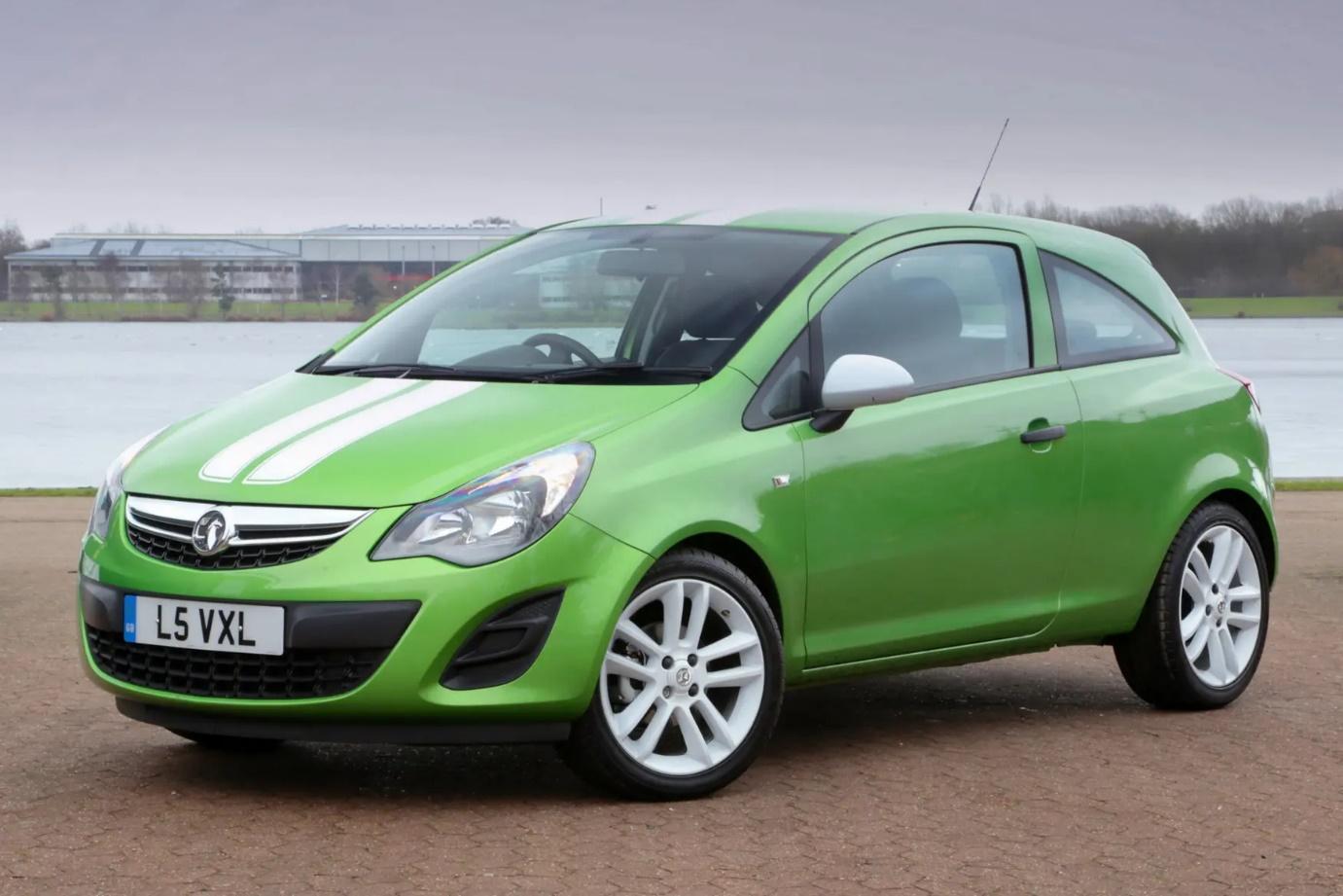 green vauxhall corsa