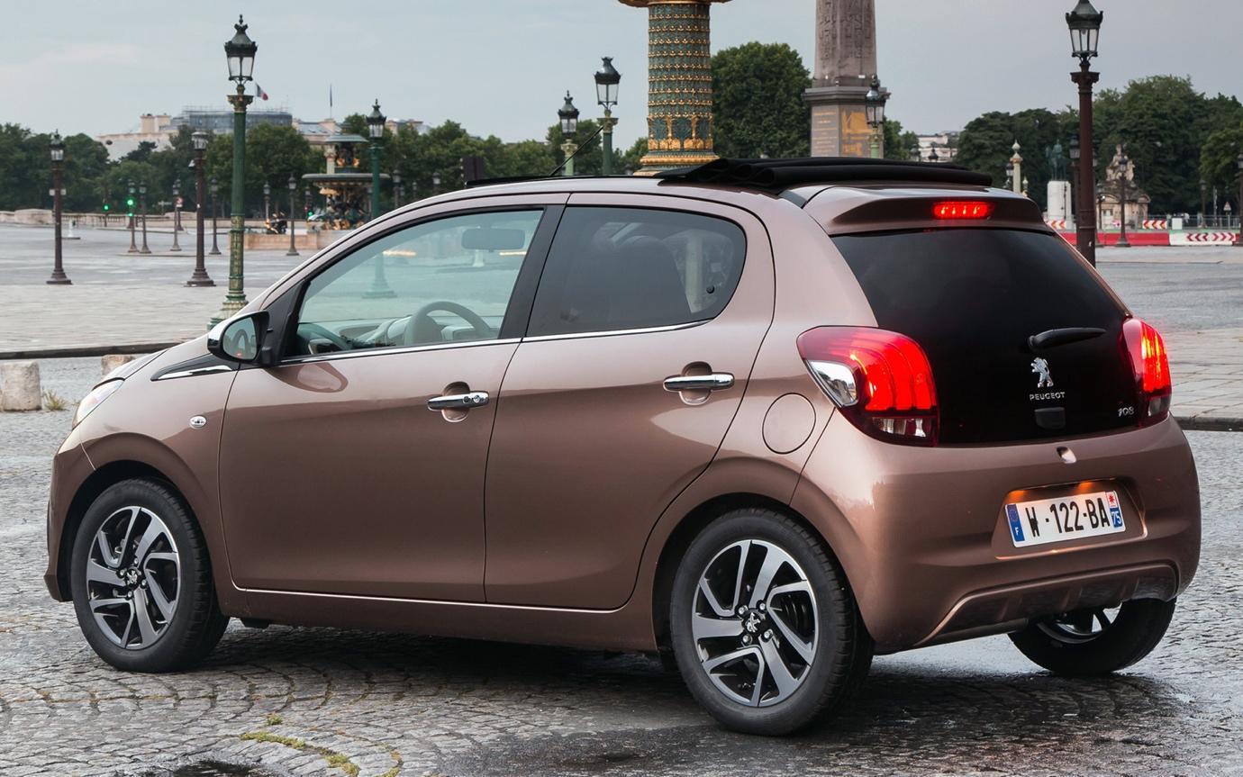 brown peugeot 108